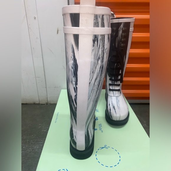 Women’s Off-White “For Riding” Rain Boots - Picture 4 of 10